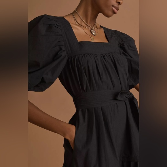 Love the Label Puff-Sleeved Midi Dress (2) - Picture 4 of 4